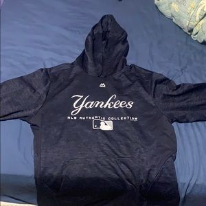 Majestic Navy New York Yankees Pullover Hoodie
